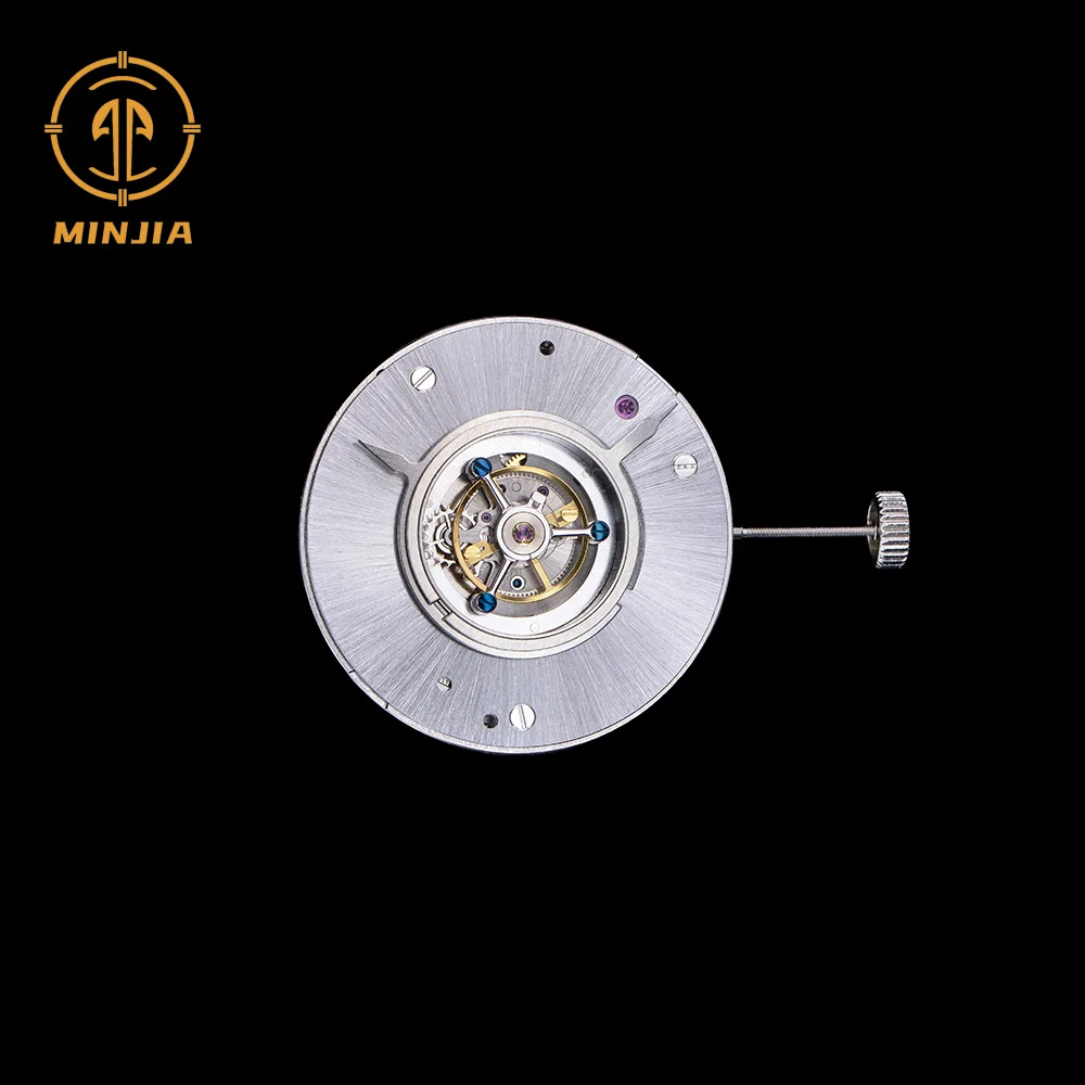 Real Luxury Newest Design Custom Accurate Automatic Mechanical Central Tourbillon Watch Movement