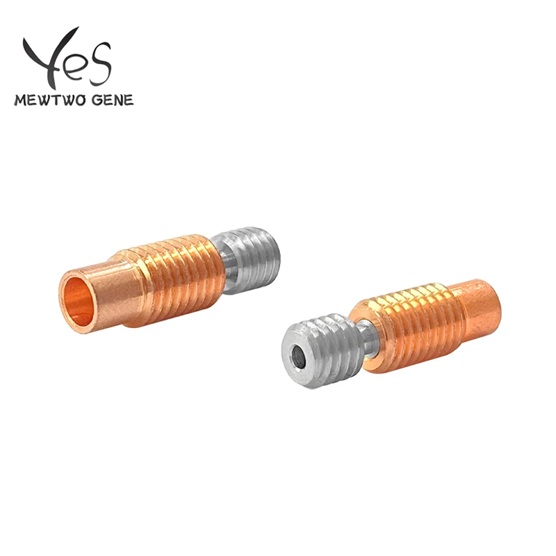 Bi-Metal E3D V6 CR6-SE CR10 Mega Vyper Anycubic Heat Block Copper All-Metal Titanium alloy 3D Printer Throat For Ender3 Hotend