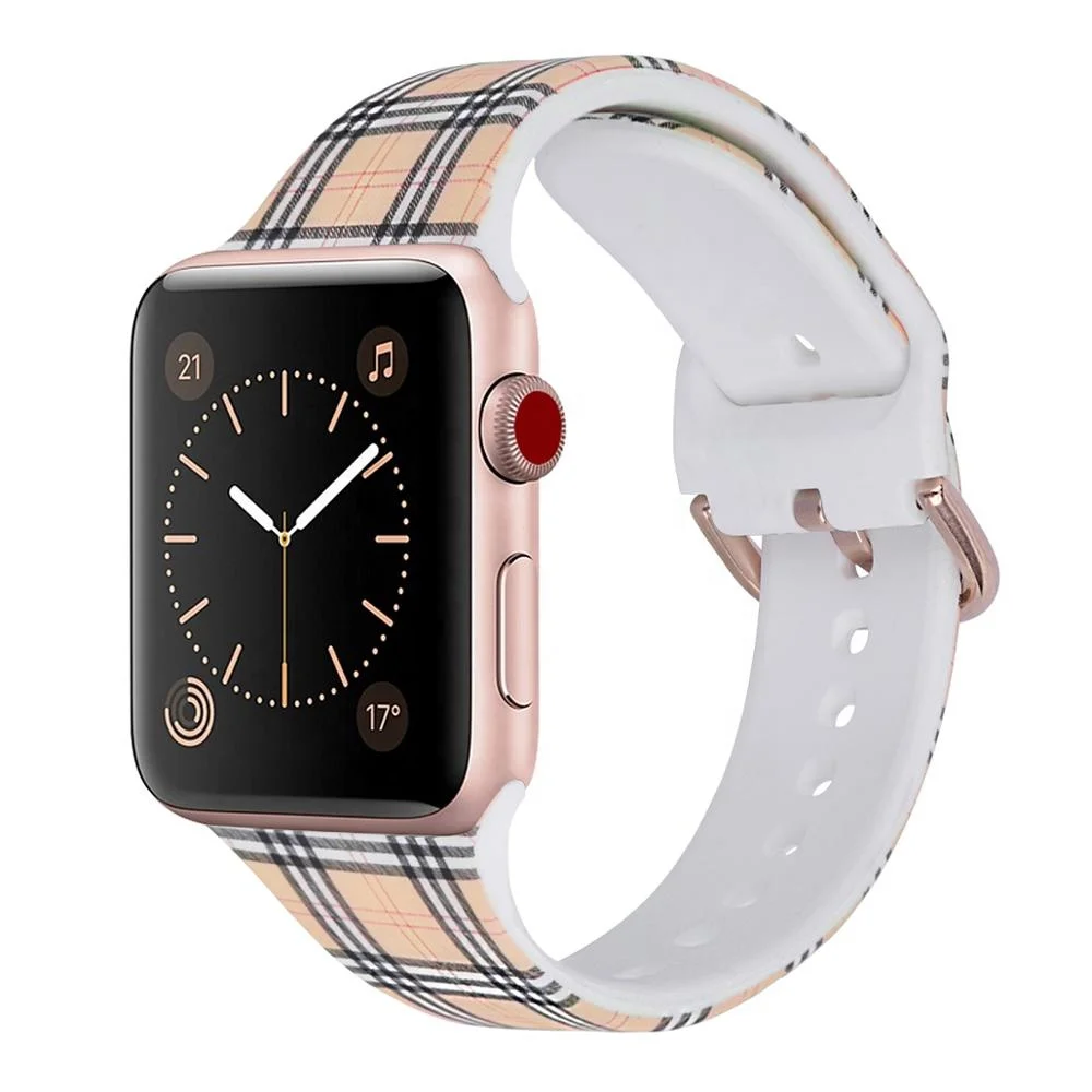 Силиконовые ремешки с рисунком от производителя VILO для apple watch Series 4, ремешки для iwatch 38 мм 42 мм