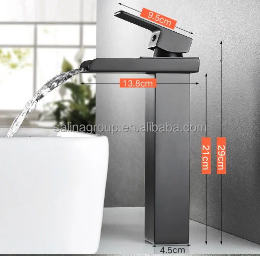 Modern Luxury Bathroom Faucet Mixer Makeup Table Black Copper High Quality Wash Basin Sink Faucet Bathroom Faucet
