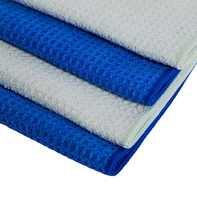 Quick Drying High Quality Microfiber Waffle Golf Towel Custom Personalized Logo Microfibre Waffle Sport Towel