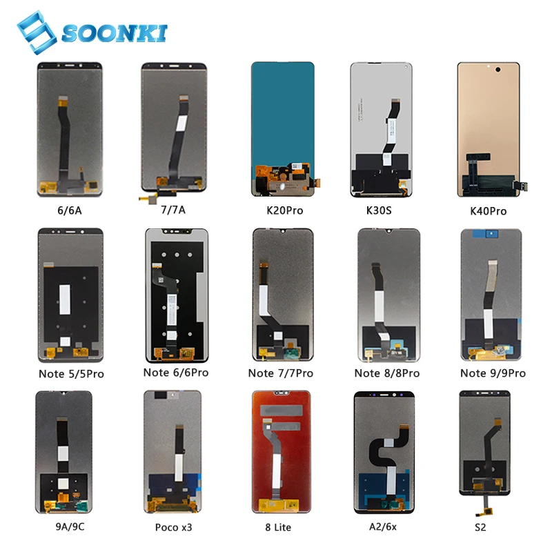 amoled screen for xiaomi mi note 10 lite 8 lite 8 pro mi 11 ultra lcd touch screen for xiaomi mi 9 se 9t pro poco f2 pro display