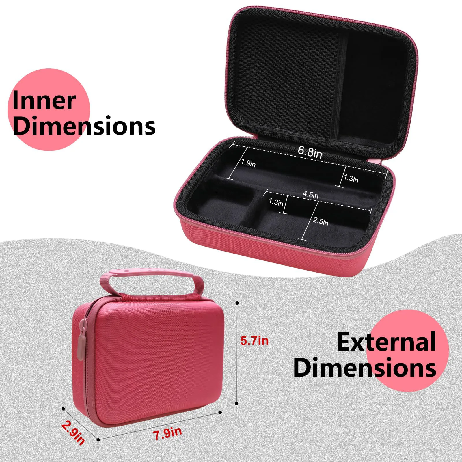 Brilliant Custom Waterproof Hard Eva Case for Sony ZV-1F/ZV-1 / ZV-1 II Digital Camera Travel Protective Eva Camera Storage Bag