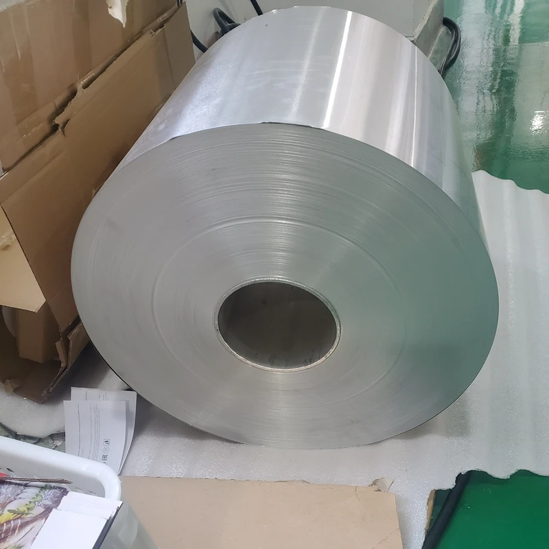Wholesale 8011 8021 Aluminum Foil Roll 0.015mm Jumbo Roll 30cm 45cm Hard Food Grade Tin Foil Paper Food Wrapping Manufacturer