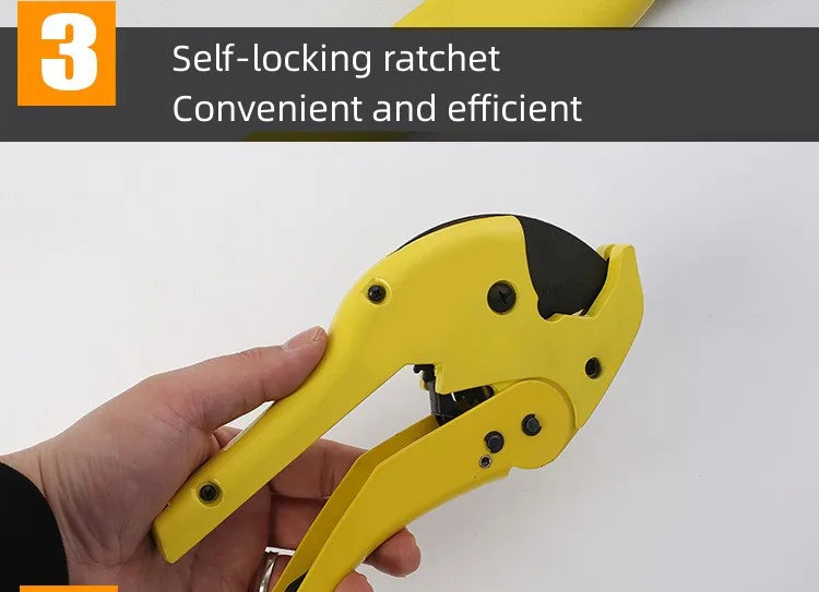 36mm 42mm Labor-saving ratchet plumbing tools Large heavy-duty plastic pvc ppr water pipe cutter