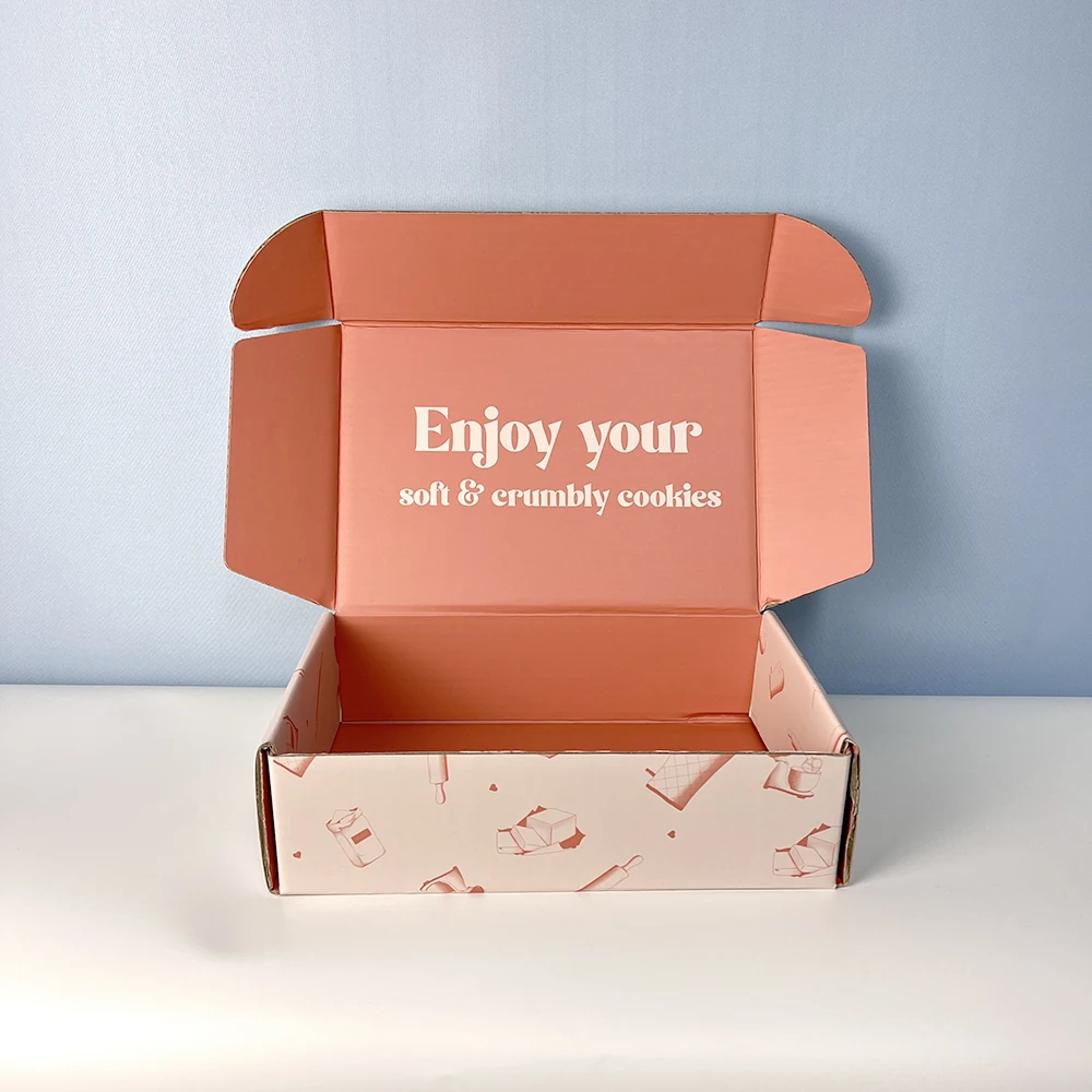 Custom Design Logo Food Grade Printing Recyclable Foldable Cake Food Cookie Bread Pastry Donut Macaron Paper Packaging Boxes