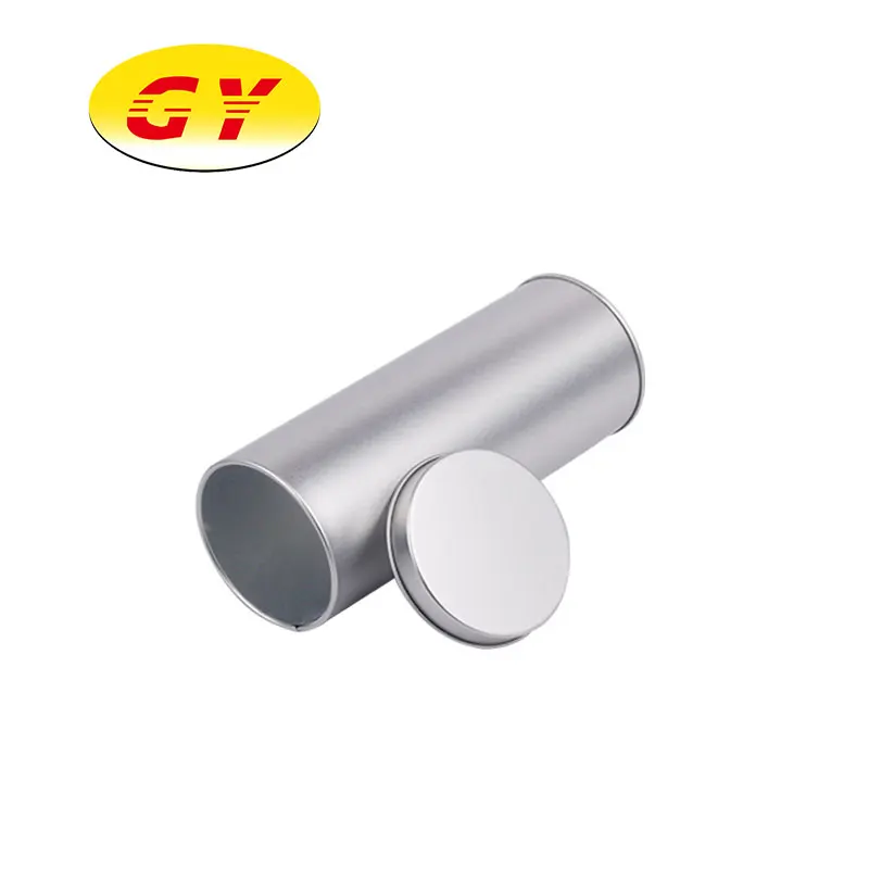 Personalized cylindrical tin biscuit potato chip packaging can