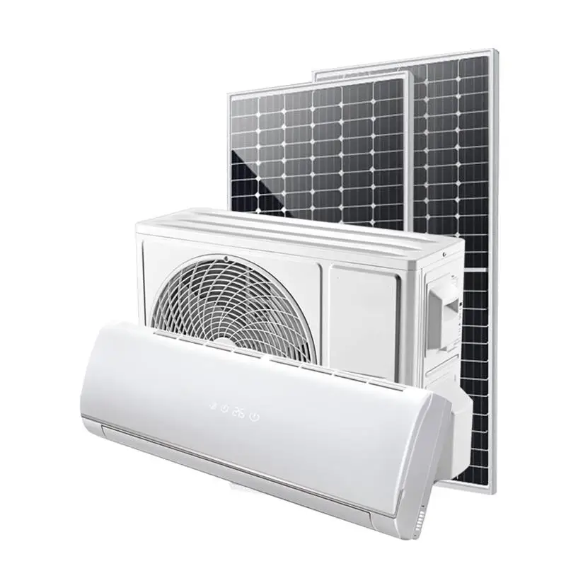 36000btu Солнечная Зеленая Энергия сплит кондиционер Гибридный dc солнечная панель Кондиционер