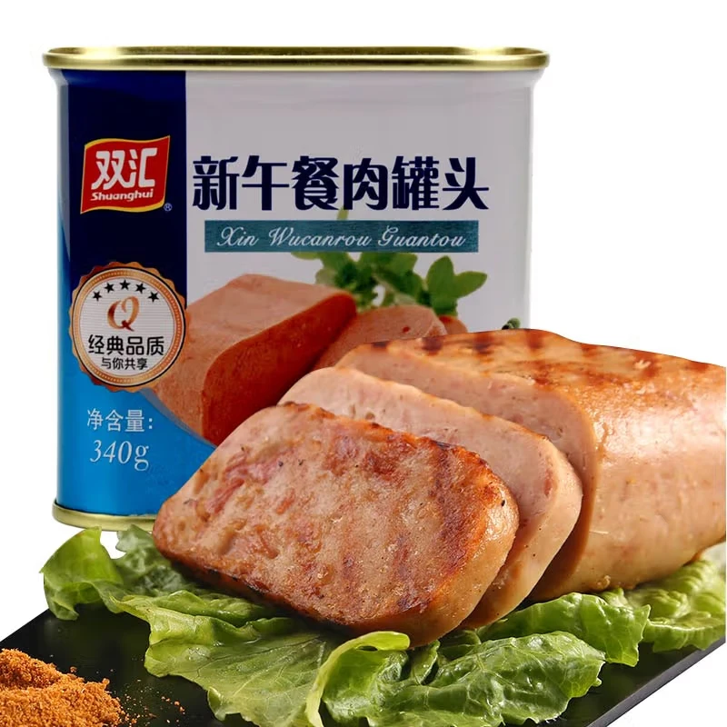 Canned meat luncheon 340g tin package good quality material wholesale price