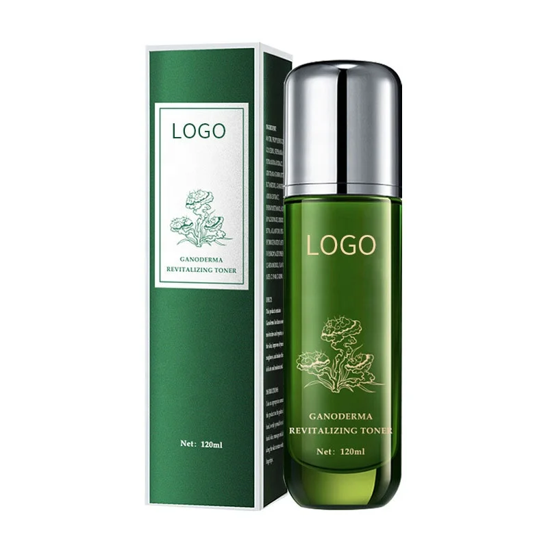 OEM custom private label logo organic facial skin care spray mist moisturizing ganoderma revitalizing face toner