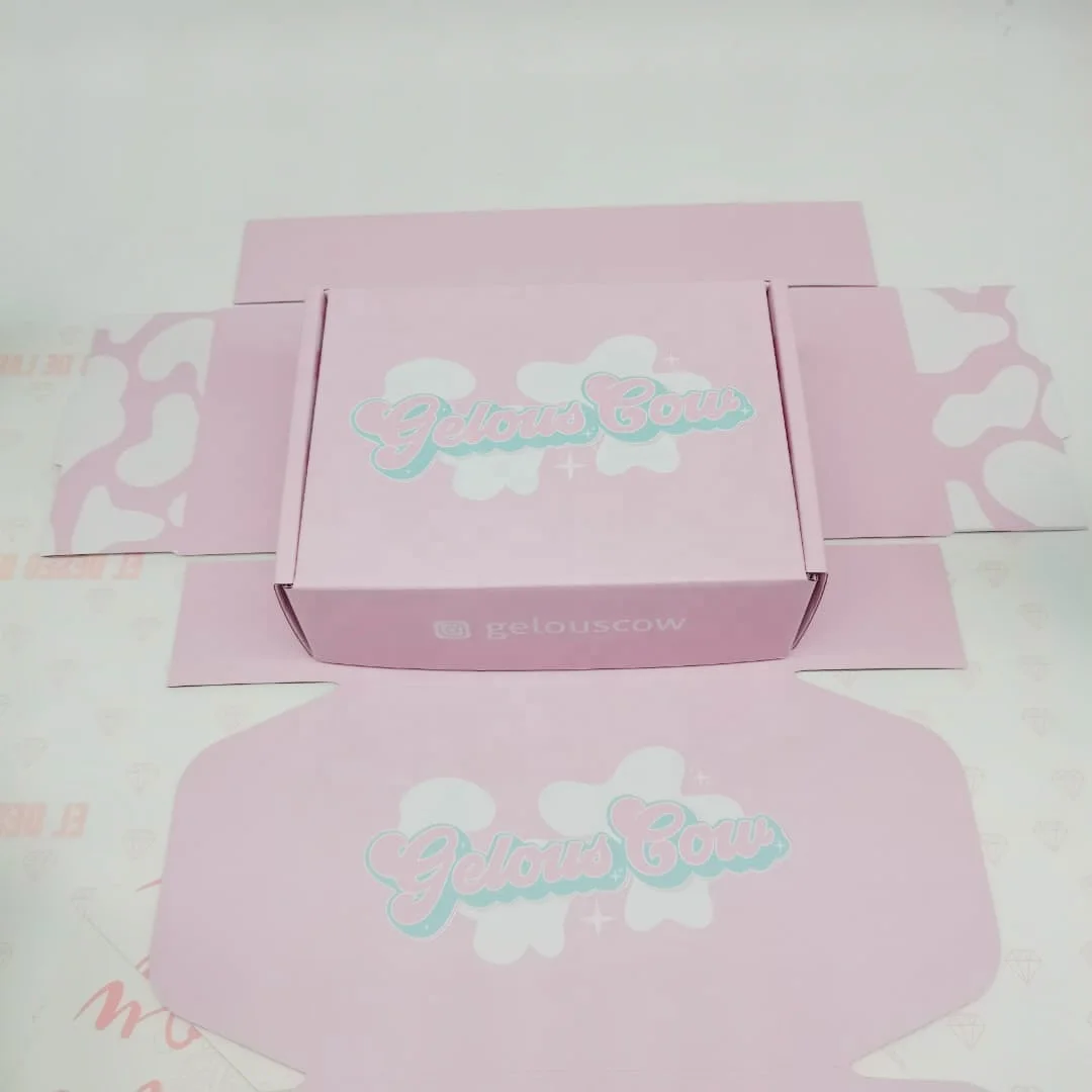 Custom Color and LOGO Paper Boxes Mink Eyelash Gift Packaging Box For Online Store dedicated Packing