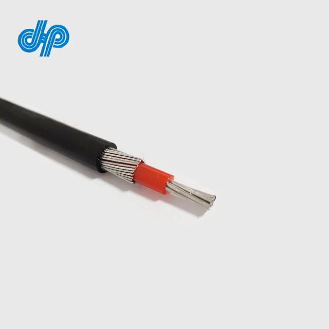 0.6/1KV Aluminum XLPE UV Resistant Concentric Service Entrance Cable 1x10+10mm2