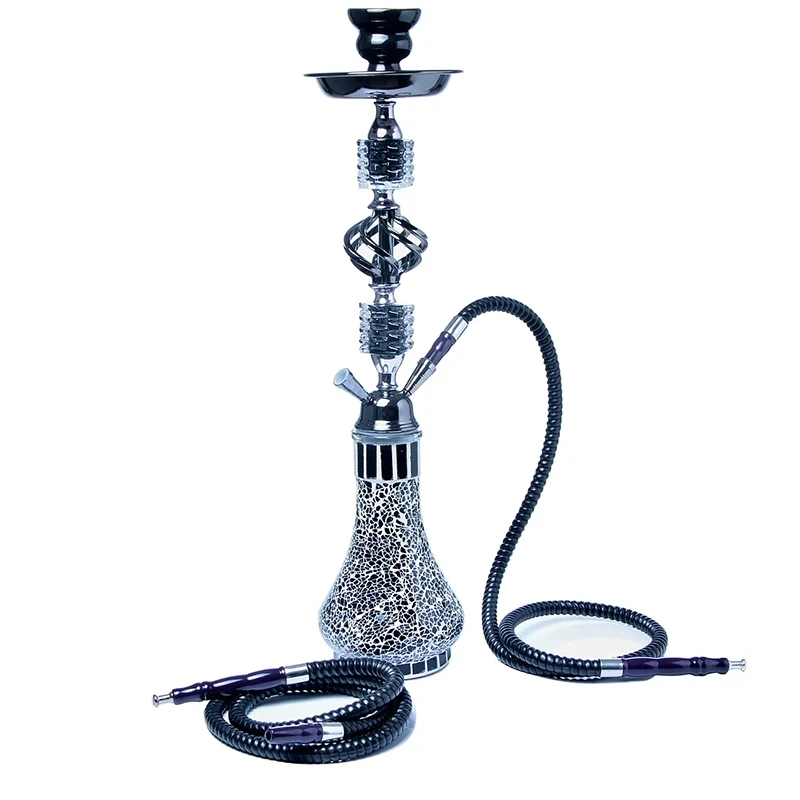 NEW Glass Arab Hookah Shisha Cup Sheesha chicha Smoking Accessories Nargile for Shisha Hookah Set Double Smoke Pipe Shisha