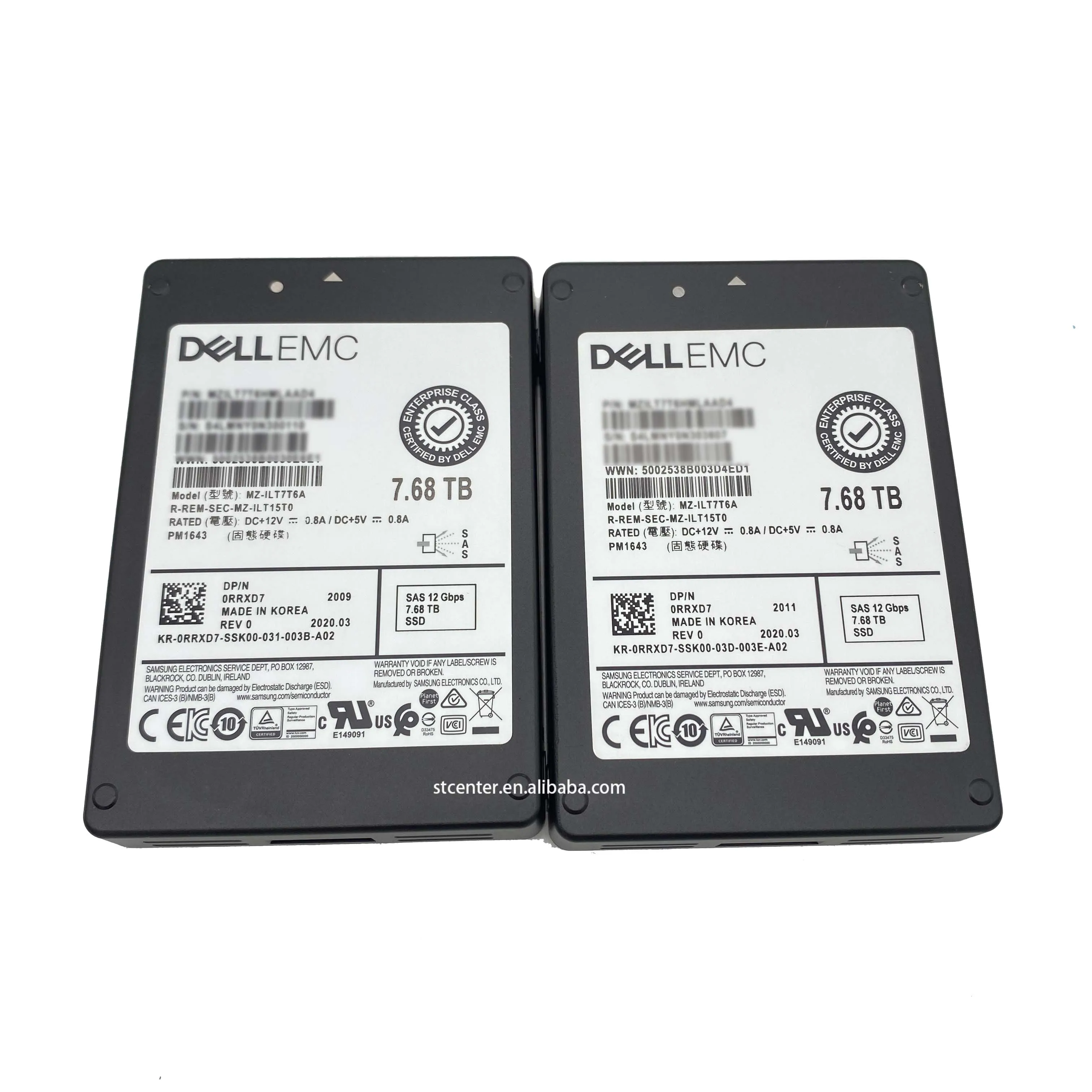 100% brand new original Dell ssd sas hard disk 15.36T 7.68tb server ssd
