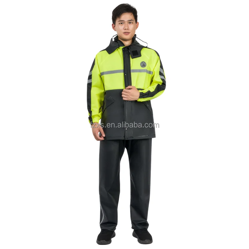 Men Raincoat Waterproof Hooded Rain Jacket for Outdoor Sports Running Cycling Biking Windproof PVC Rain coat for Adult
