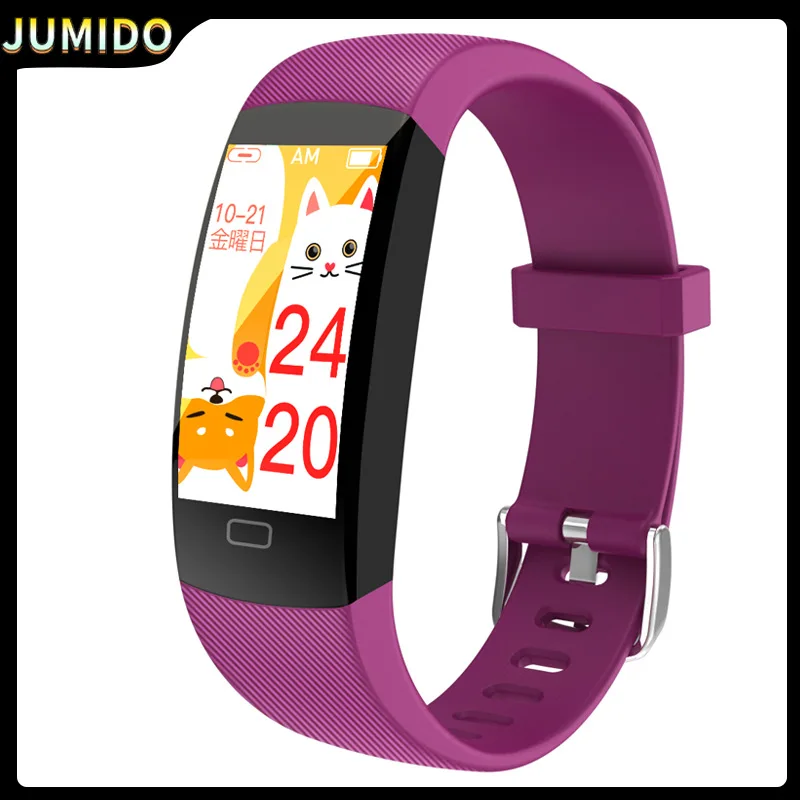 F64t Heart Rate Blood Pressure Blood Oxygen Slim design Deluxe  sports smart bracelet watch