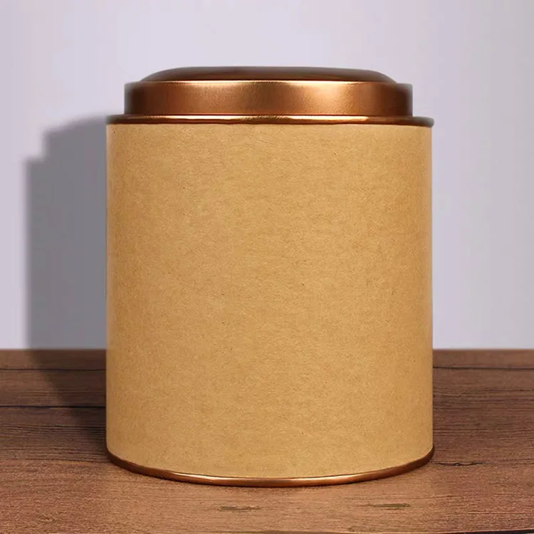10*11cm Large Airtight Round Metal Box 100G Loose Tea Package Tin