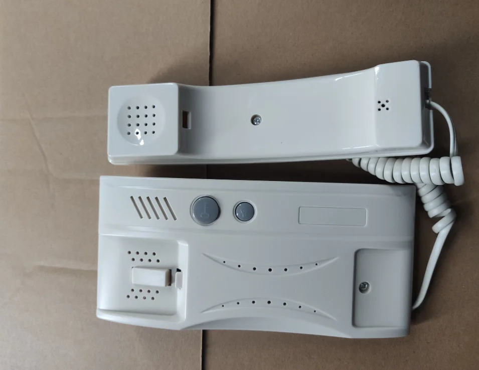 Digital system audio door phone wired audio door intercom system, can unlock by password or ID card