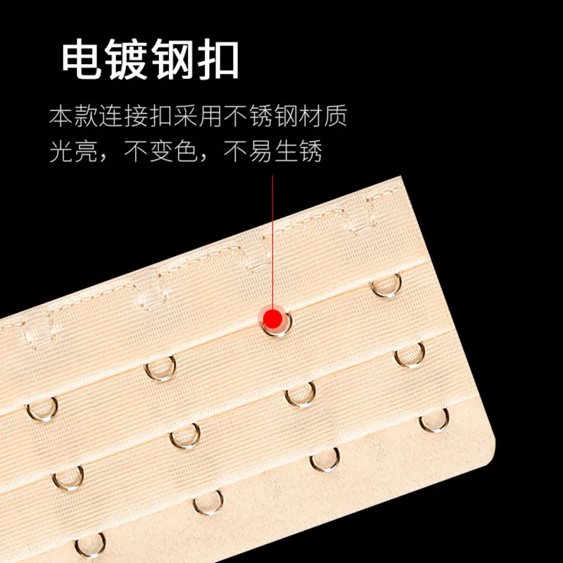 Cross-border Extended 5-row 3-button Five-breasted Bra Extension with Growth Underwear