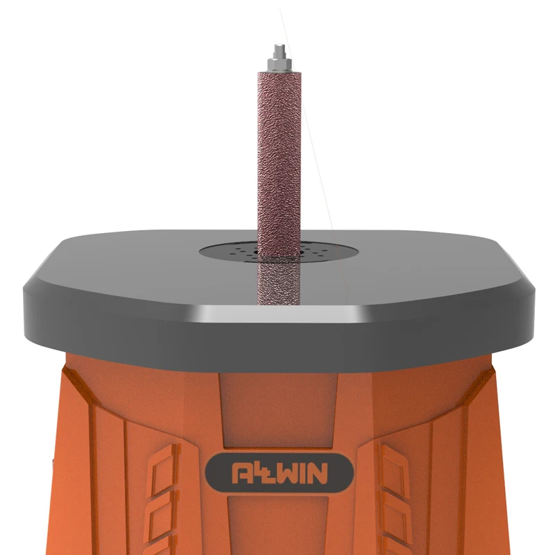 1/2 HP wood sanding vertical drum oscillating spindle sander with dust port