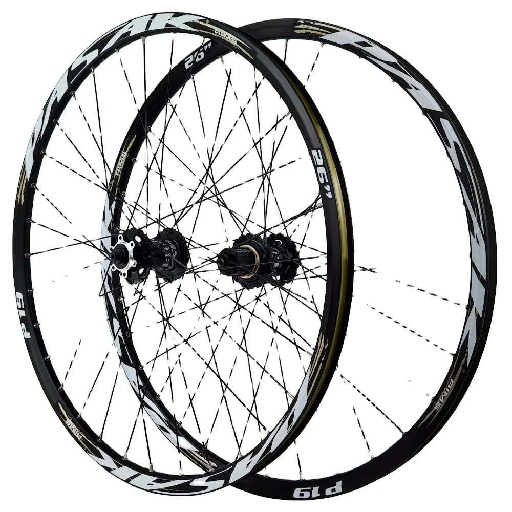 26' 29' 27.5' Disc Brake Mountain Bike Six Holes Centerlock MTB Bicycle 5 Sealed Bearings HG XD MS12 Alloy Rim Rear QR Thru