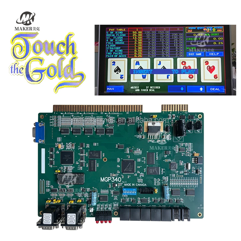 Maker High Quality Durable US Popular Factory Direct Wholesale Touch The Gold Board Motherboard PCB Skill Game
