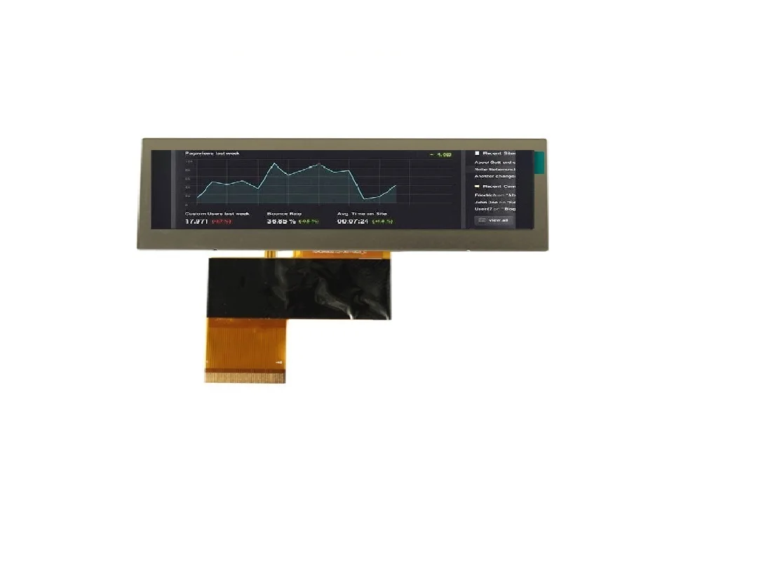 3.9 inch 480x76 24bit RGB TFT Module TFT LCD Screen Display Module