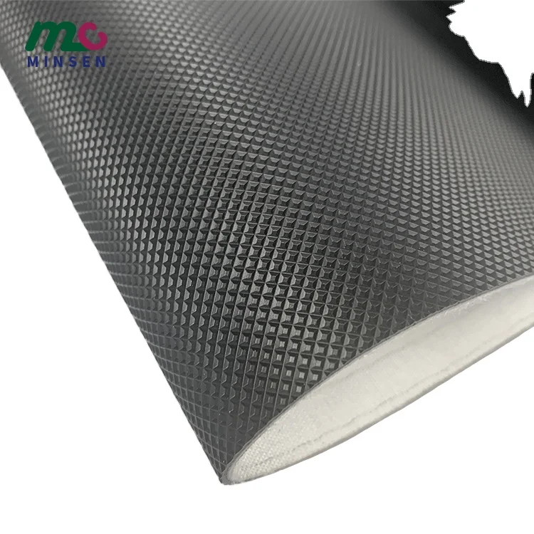 MINSEN Factory Price diamond pattern pvc conveyor belt for treadmill walking belt