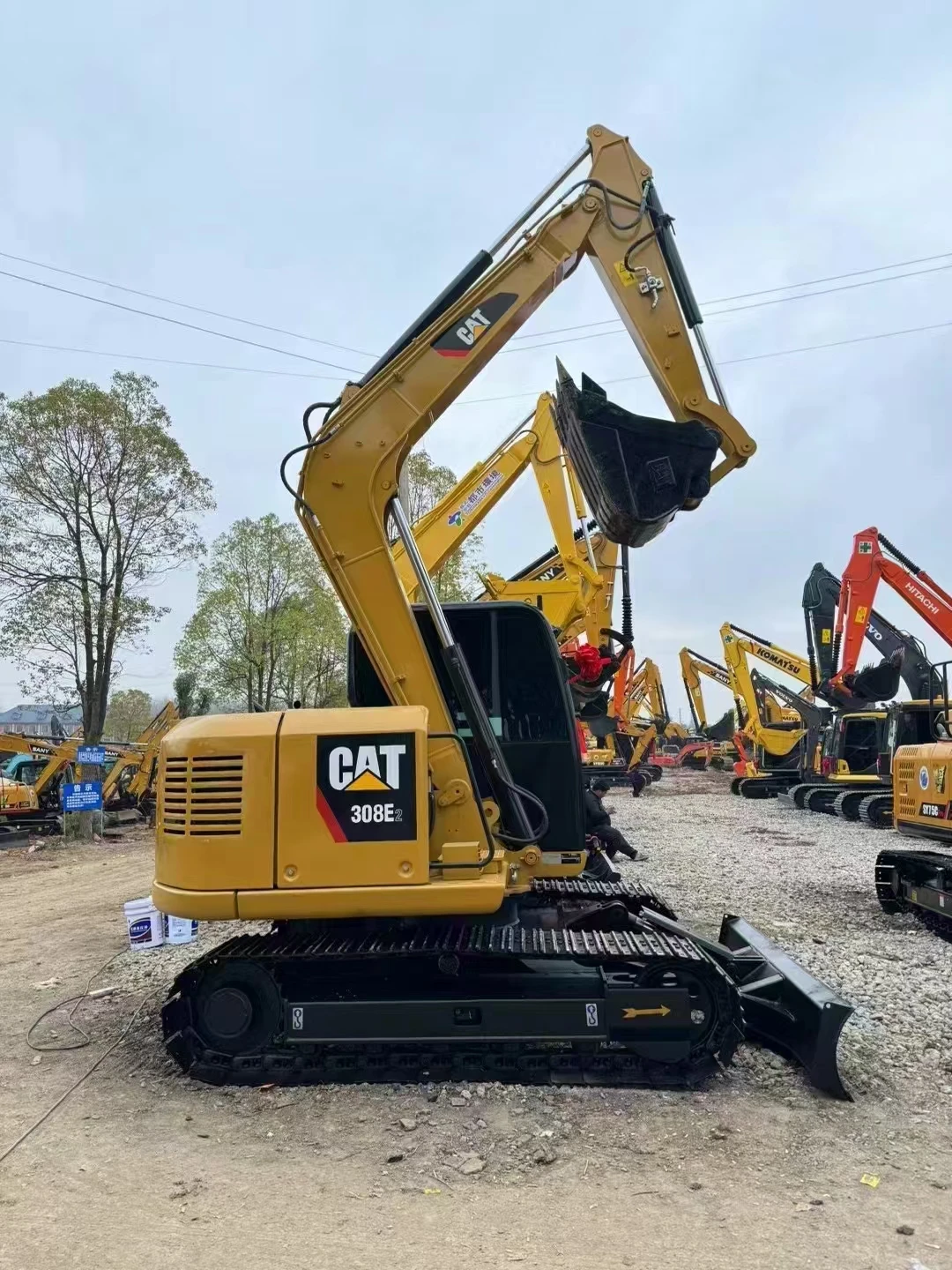 Caterpillar 308E Mini Hydraulic Excavator Good Condition Second-Hand Hot Sale Original 320D Mini Crawler Caterpillar Model