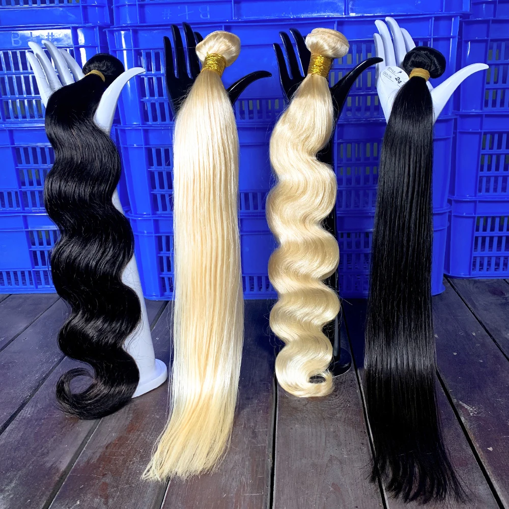 20% OFF Free Sample 100% Remy Human Hair Extensions Wholesale Supplier Cuticle Aligned Straight/Body Hair No Tangle No Shedding