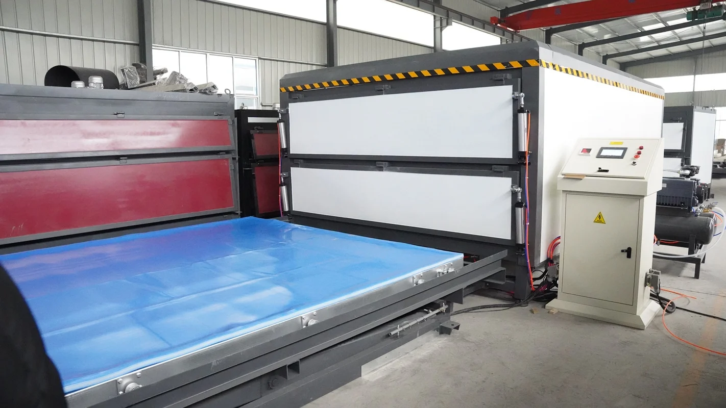 Full PVB EVA Film Laminating Vacuum Heating CNC Glass Laminated Machine