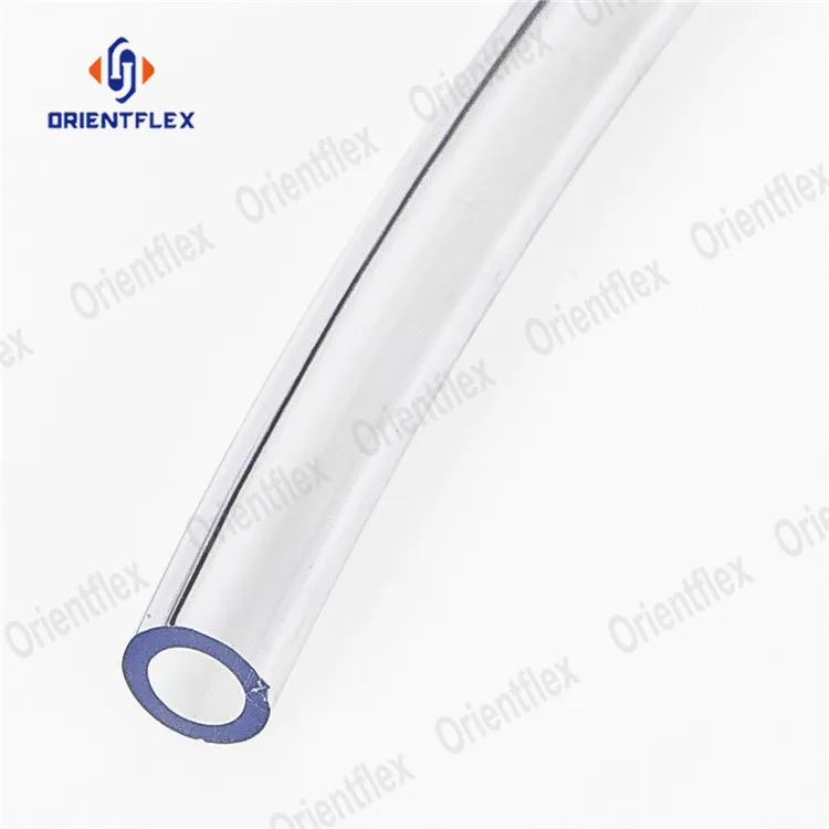 pvc flexible thin water medical grade clear transparent hose