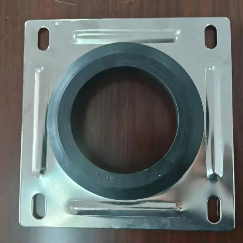 Square Steel Galvanized Truck Trailer Body Parts Floor Tie down Anchor Lashing D Ring with Recessed Pan Fitting