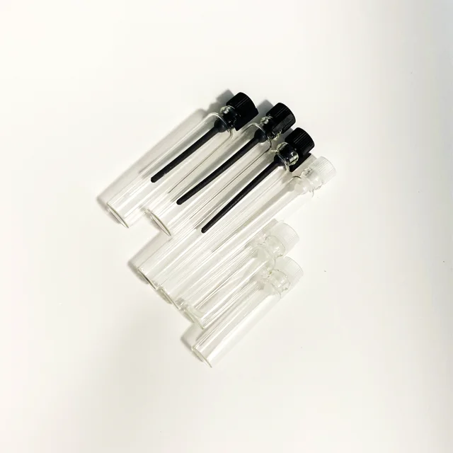 Cheap price Clear Tube Empty Vial 2ml 3ml 5ml mini Glass Perfume Test Bottle