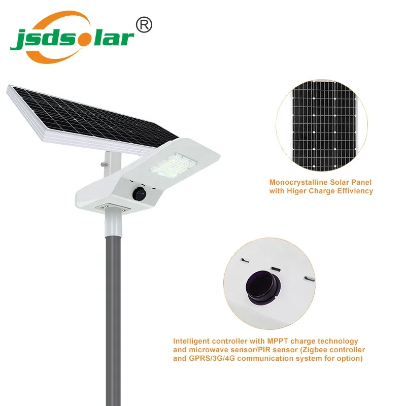 Горячая продажа все в одном солнечные уличные фонари светодиодные литиевые батареи свет