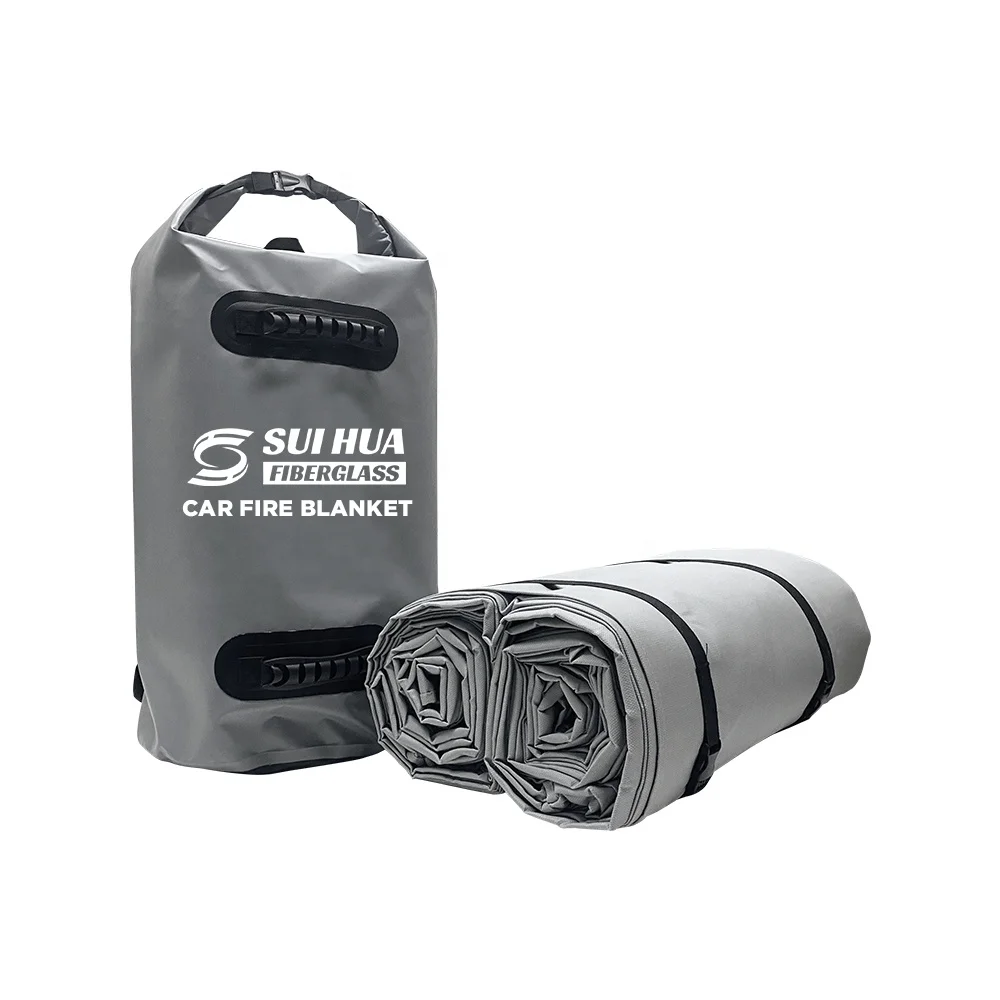 EV fire blanket isolate and extinguish car fire blanket for gas station