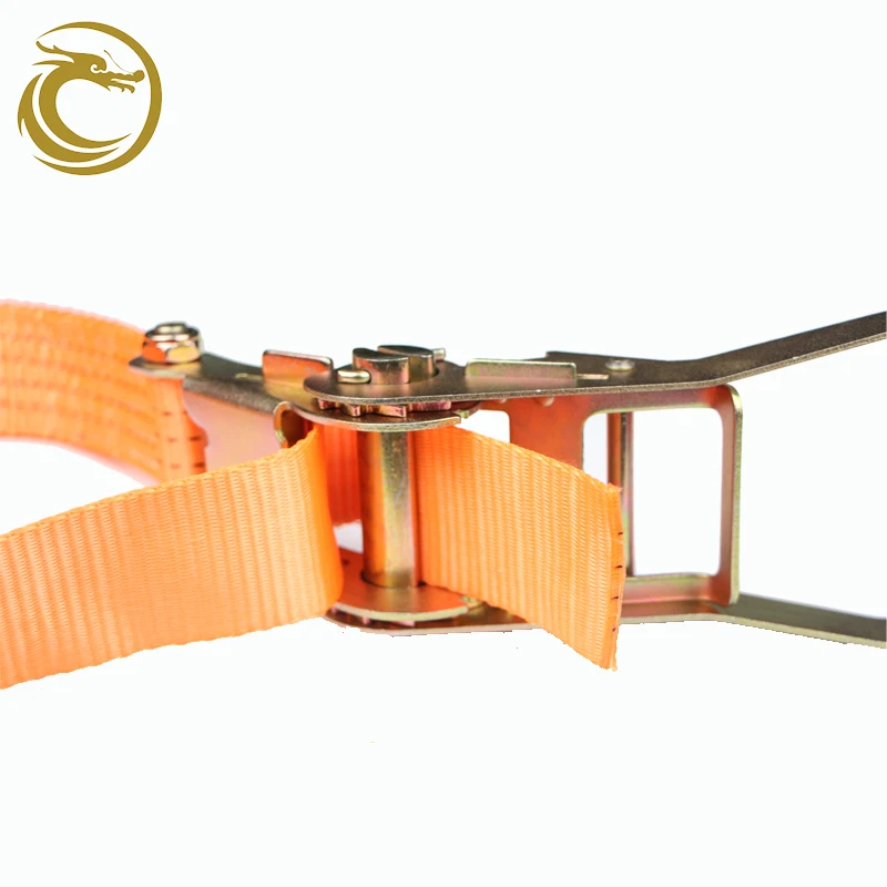 Motorcycle Weebing Industrial Polyester Cargo Straps Heavy Duty Ratchet Lashing Belts Sling Tie Down Straps 4 Inch