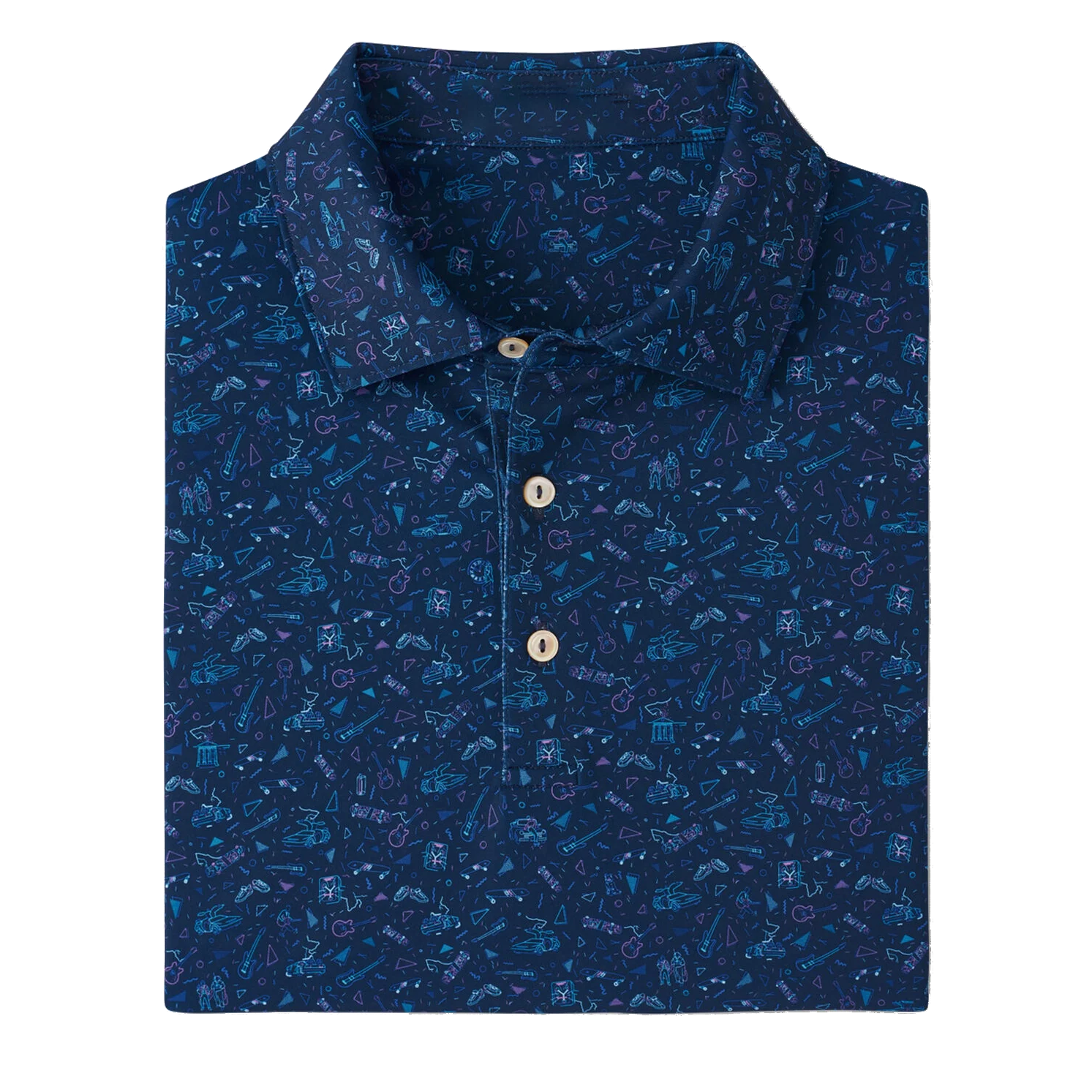 Custom logo nylon polyester spandex oversized graphic performance golf clothing workwear racing team polo shirt for men