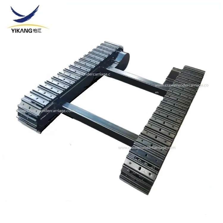 New High Quality 2 Ton Steel Undercarriage with Hydraulic Motor for Mini Excavator Construction Machinery Spare Parts