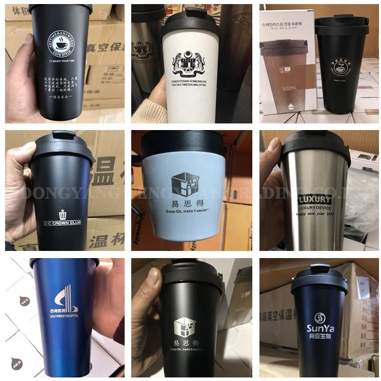 TY 500ml 750ml double wall custom mug vacuum flask powder coated for sports thermo sports vacuum flask sports water bottle