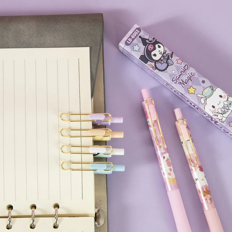 DHF999 New arrival anime pen blind box kawaii Kuromi Pochacco 0.5 gel pen surprise gift school office stationery wholesale