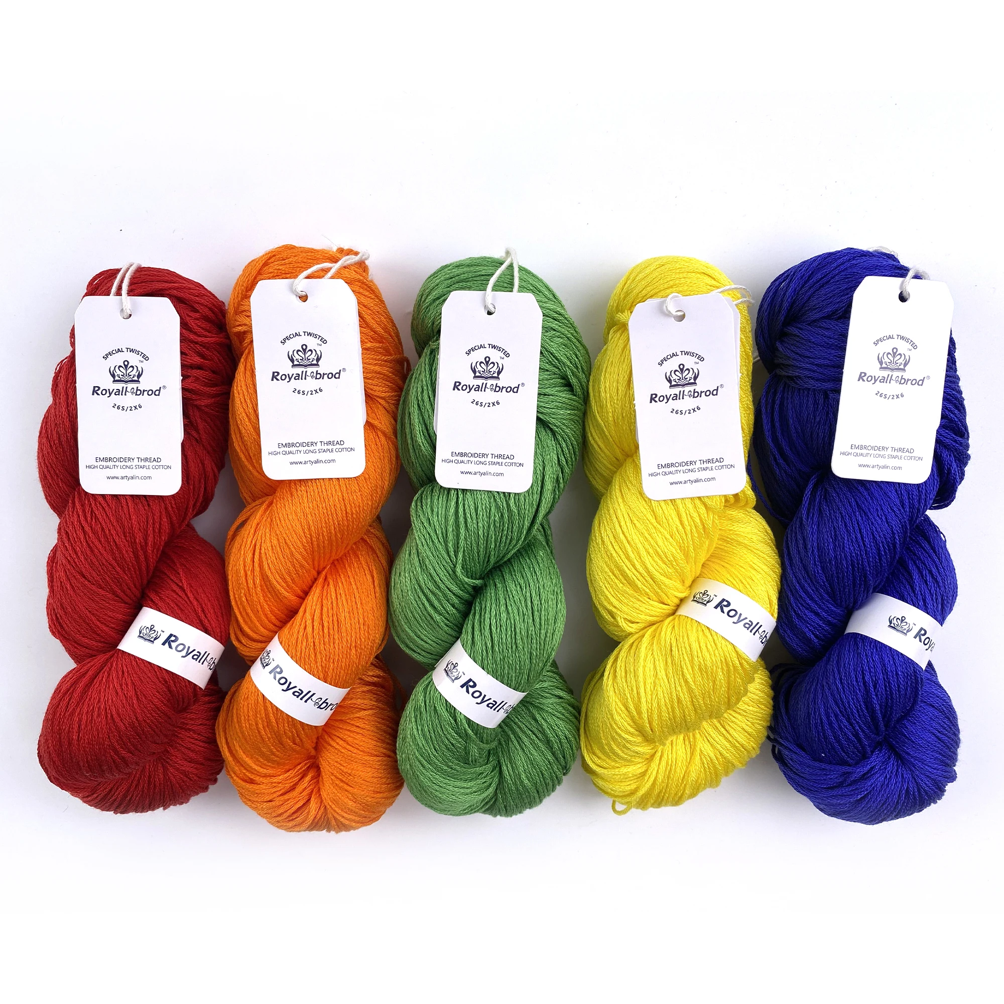 Wholesale 200m 447 colors Embroidery Cotton Thread Rainbow Color Cross Stitch Crafts Handmade Cotton Thread