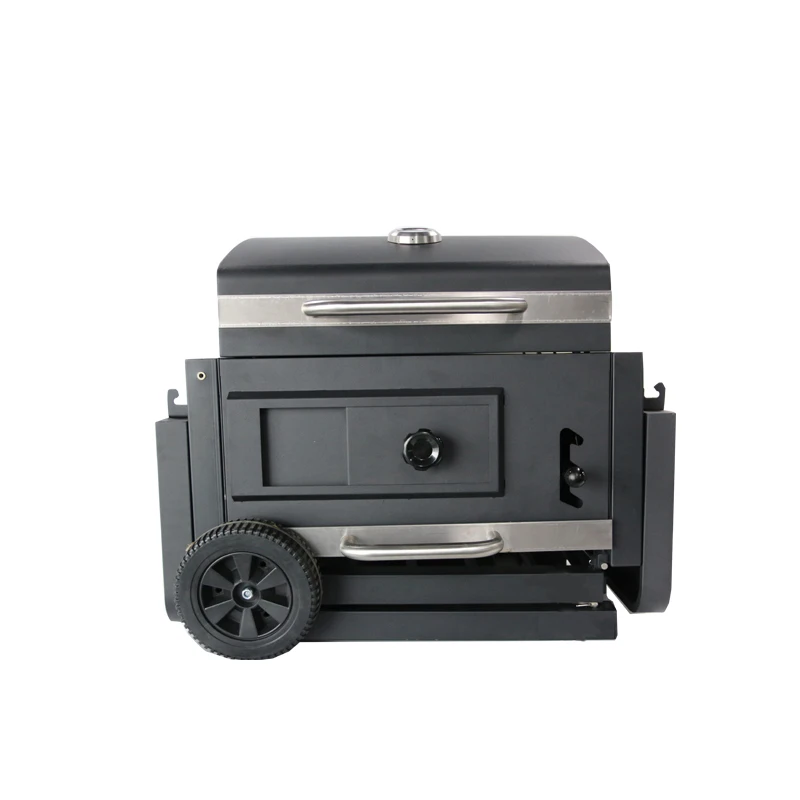 Barbecue BBQ Large Charcoal Grill with Side Table portable charcoal grill
