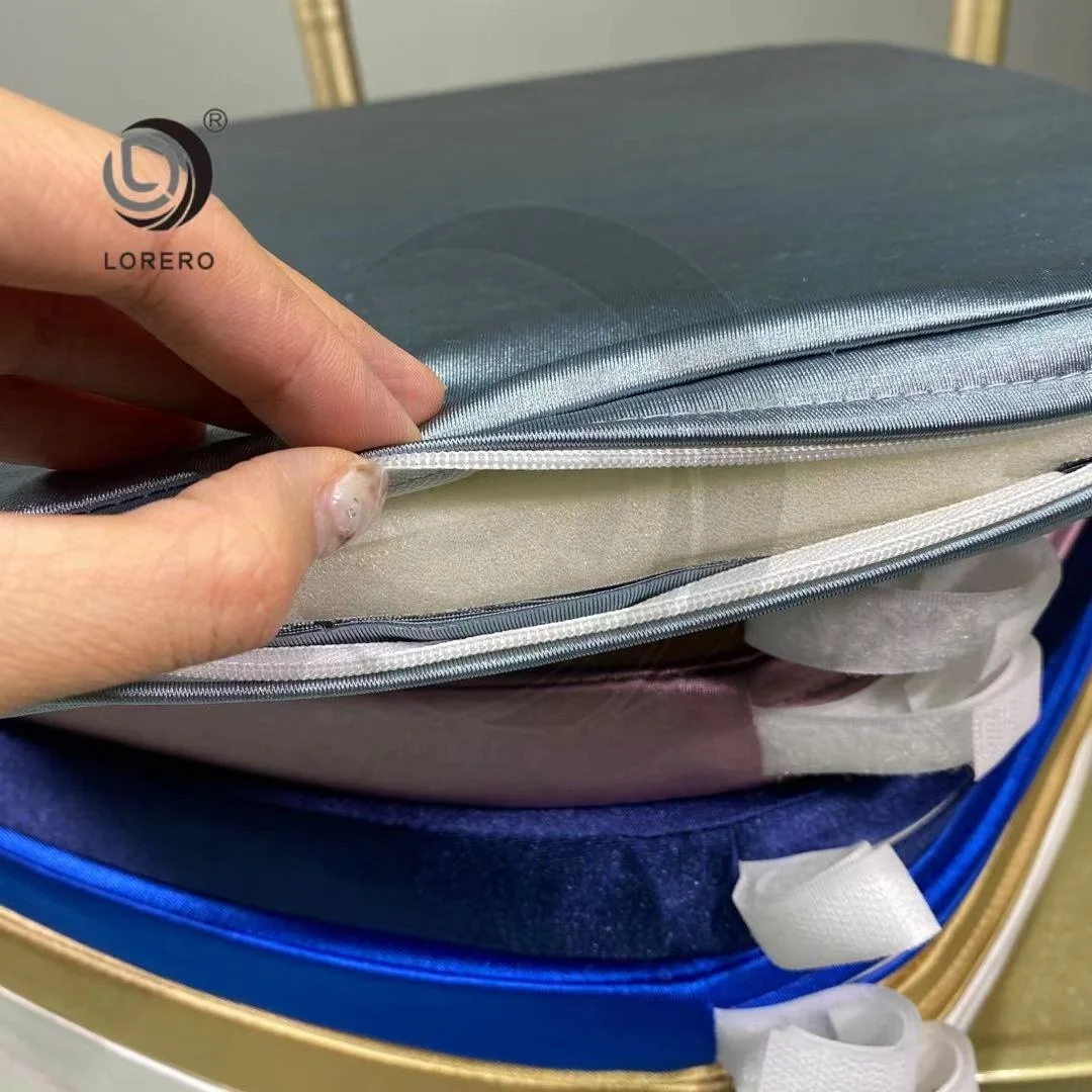 Wholesale High Quality Leather Fabric Wedding Tiffany Chiavari Chair Cushion