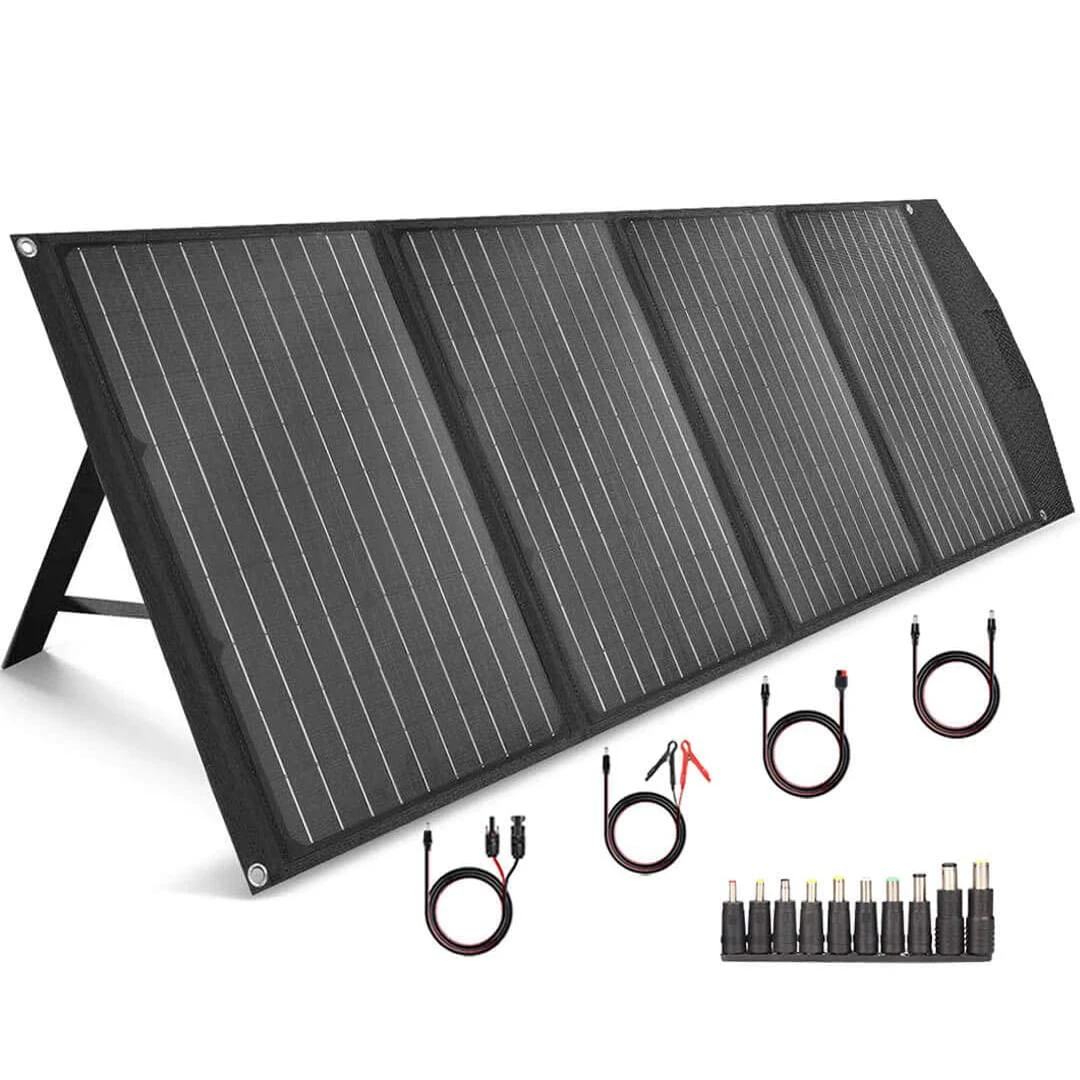 High conversion Long Service Life 150w 180w 200w  Portable Solar Panel Foldable For Travel