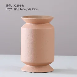 Nordic simple Morandi vase ceramic vase handicraft home furnishing soft decoration dry flower arrangement art decoration