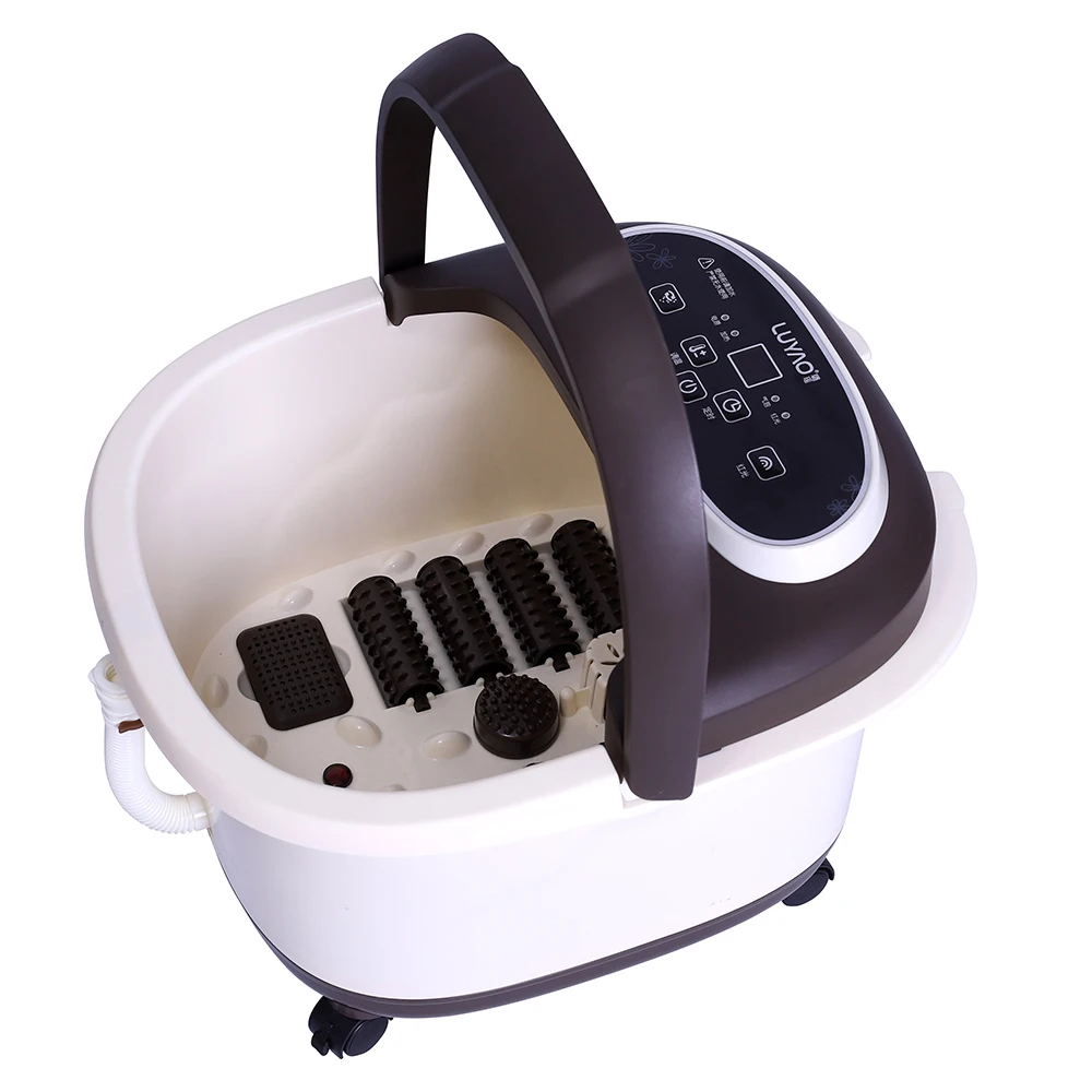 LUYAO 267A Water Temperature Control Relieve Feet Muscle Pain Foot Spa Massager Bath with Heat