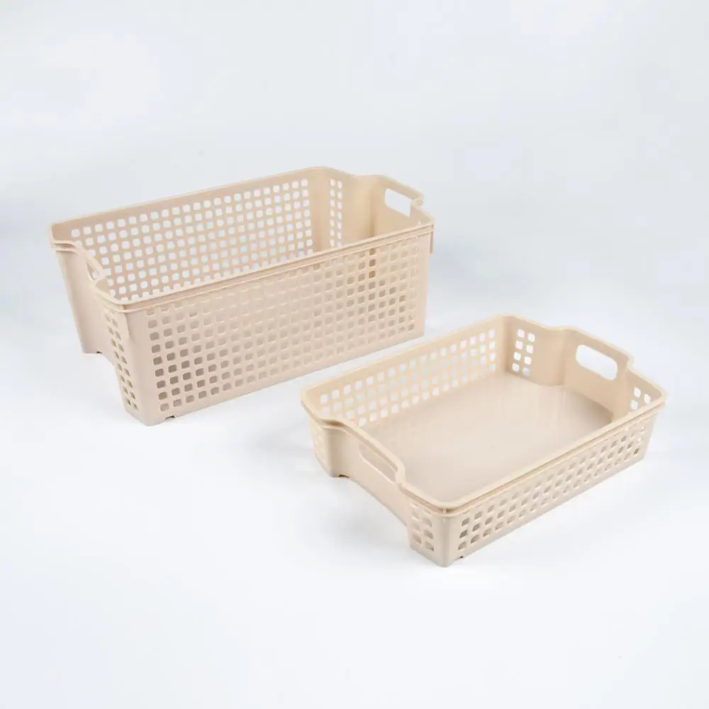 Маленькие красочные лотки для хранения корзины держатели Яркий пластик Организатор ящики