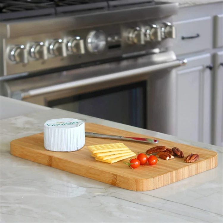 Factory wholesale custom natural handmade Bamboo Butcher Block - Cutting Board Reversible with Juice Groove and Handles