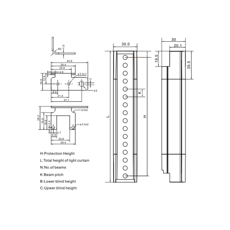 Измерительный преобразователь BKL40-T0606NC барьера